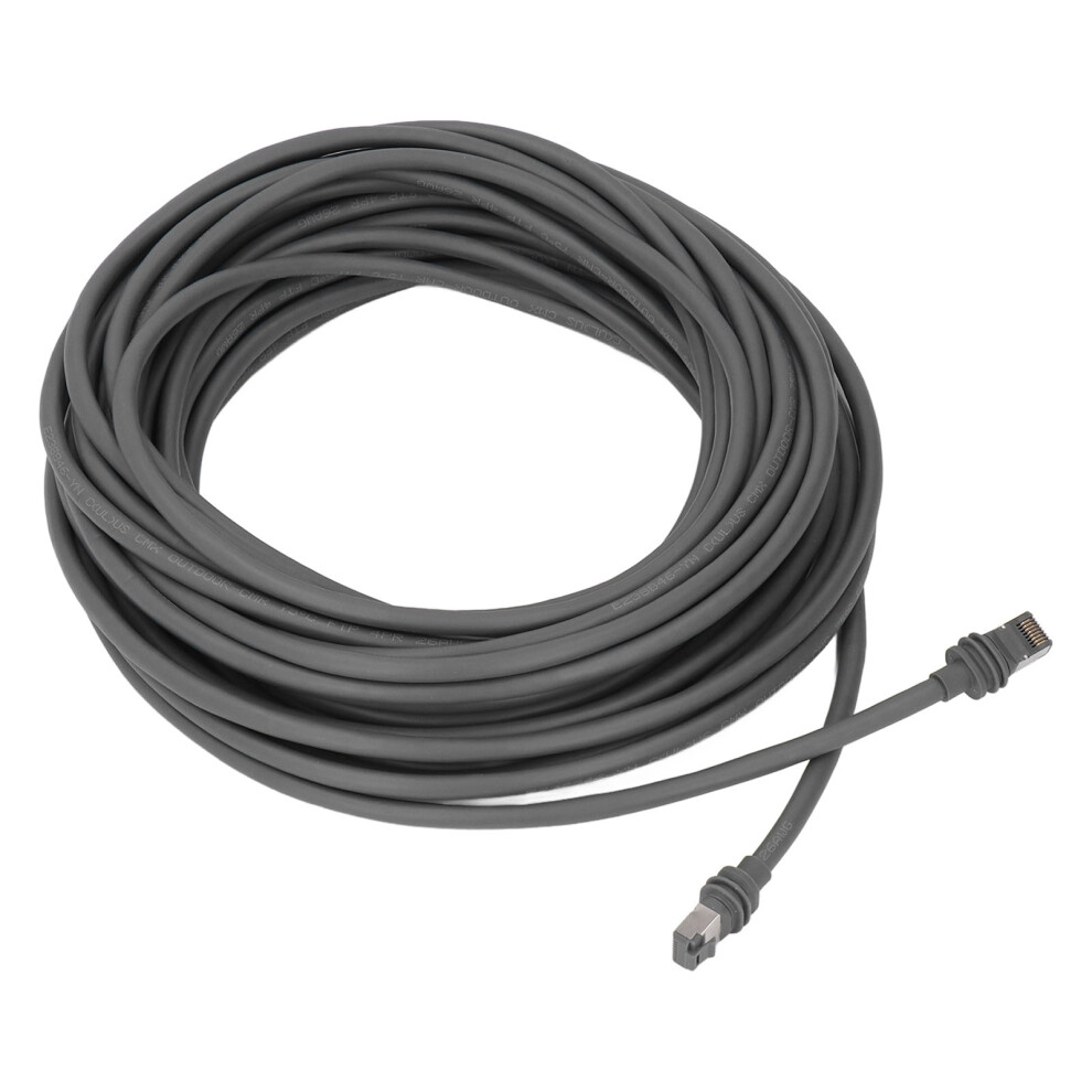 Satellite Extension Cable 30Ft For Gen 3 Dish Rectangular Rj45 Waterproof Gray 8011391030271