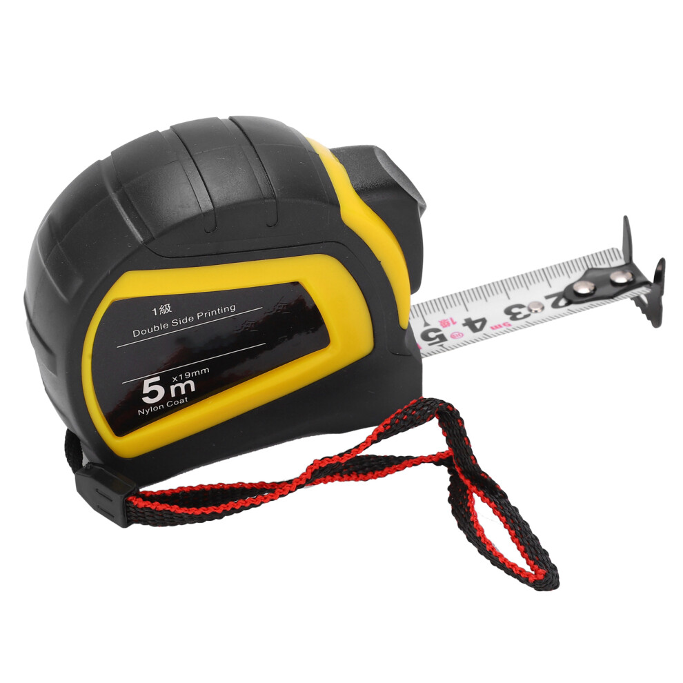 Steel Measure Tape Auto Lock 5M/16.4Ft Dual Scale For Woodworking 8461391030854