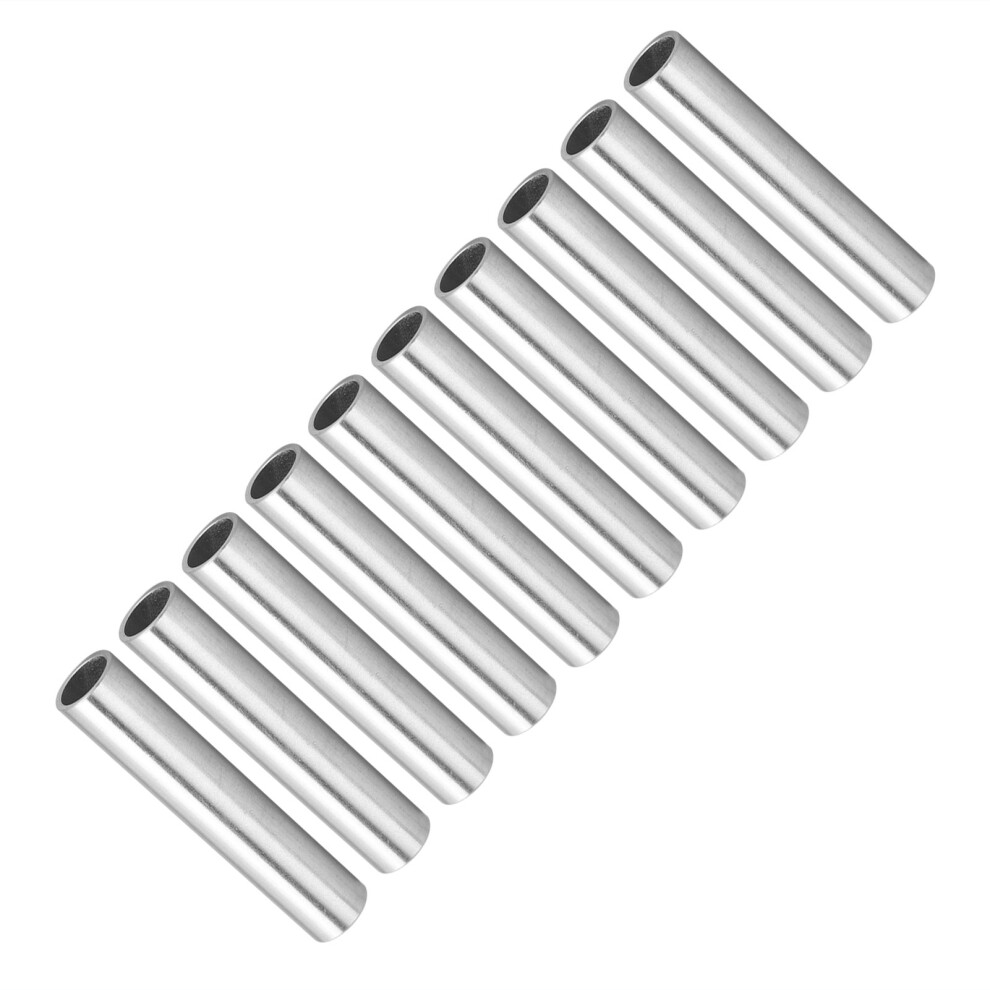 10Pcs Aluminum Round Tube Support 10Mm Dia 50Mm Length For Robotics 8751391031037