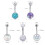 Belly Button Ring Pineapple Design 14G Banana Barbell 5 2