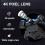 Pyaiiner Mini Drone4K Camera2.4G Wifi FPV Drone για αρχάριους Αναδιπλούμενο Drone για παιδιά με έλεγχο 6