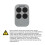 433.92MHz Rolling Code Remote Control for Automatic Swing Sliding Gate Opener, Wireless Long Distance Reception 3