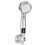 High Pressure Handheld Bathroom Shower  Water Saving Showerhead Adjustable Gush Digital Temperature Display Silver 2