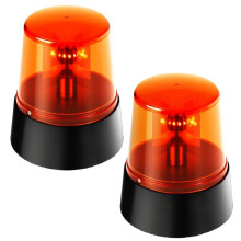 2Pcs Rotating Strobe Light, 360 Degree Rotating Light, Disco Bar Party Decorative Light Red