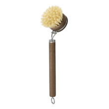 Natural Sisal Long Handle Dish Brush - Eco-Friendly Kitchen Cleaning Tool