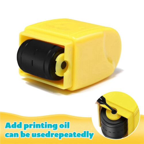 Handwriting Lines Stamp Roller - 4PCS Dashed Handwriting Lines Practice Roller Stamp Self Inking  Rolling Stamps