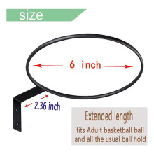 9 Stück 6-Zoll-Ballhalter-Display-Wandhalterung für Basketball, Fußball, Volleyball, Ballaufbewahrung für die Garage, Pflanztopfhalter