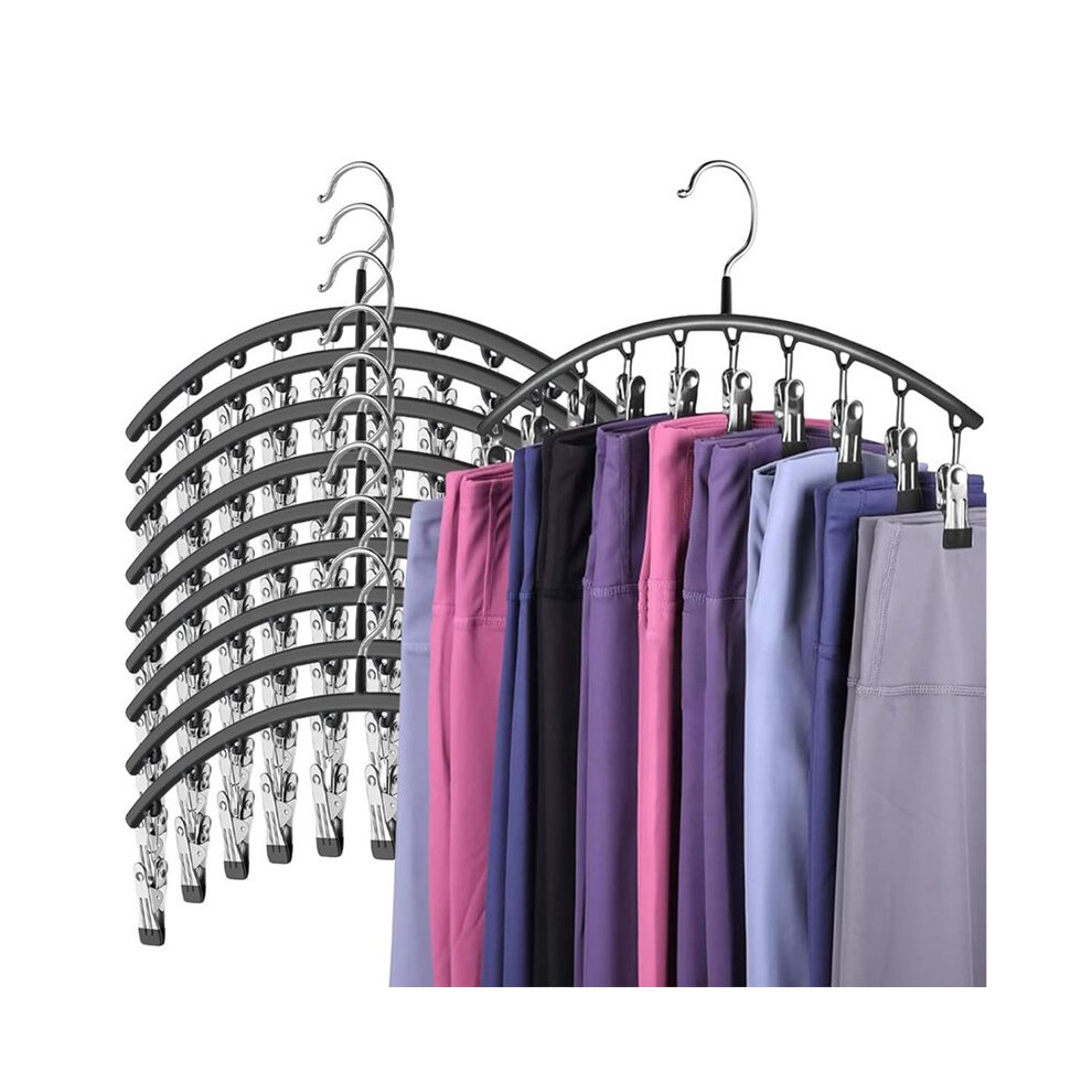 Tauoh Stainless Steel Drying Socks Clothes Rack Multi-Clip Balcony Windproof Multi-Function Drying Pantyhose Hanging Clothes