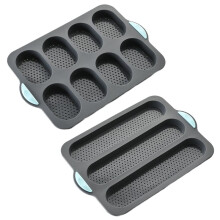 Baking Mold Restaurant Bread Food Mould Grade Bake Tray Silicone Anti-Scalding Non-Stick Oven Tool Kitchen Accessories