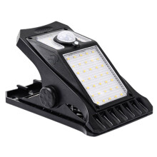 Luce Solare con Sensore A Clip, Illuminazione Super Luminosa, Ricarica USB, Lampada da Esterno, Illuminazione per Piante, per Campeggio, Patio,