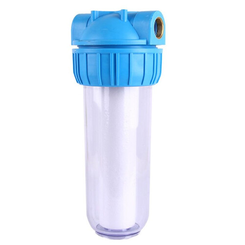 Household Water Purifier Pre-Filter Bottle 3/4in Copper Thread Interface Transparent Filter Bottle Pipeline 3/4in