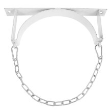 Gas Bottle Holder Cylinder Wall Mounted Bracket for Propane Oxygen Tank Secure Steel Construction High Strength Chain