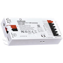 DOMRAEM ESP32 WLED Controller with UART 5-in-1 for RGB RGBW RGBCCT LED Strip Works for Alexa for PWM Dimming