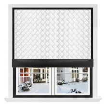 Geïsoleerde Raambekleding, Waterdichte, Thermisch Geïsoleerde, Verduisterende Raamisolatieset, Geschikt voor Ramen Tot 36x59 Inch