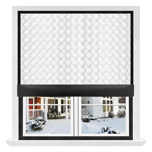 Capa de Janela Isolada, Kit de Isolamento Térmico À Prova D'Água para Janelas Blackout, Compatível com Janelas de Até 36 X 59 Polegadas 1