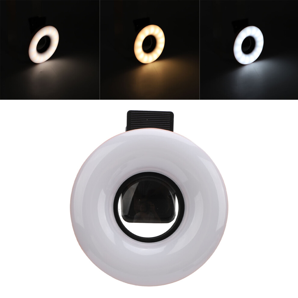 Phone Macro Lens 15X Zoom With Led Fill 3 Modes 5 Brightness Jewelry Light/Pink 3551391032646