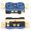 Pure Copper AC Duplex Power Socket 20A 24K Gold Plated 14