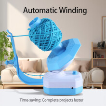 (Blue) Electric Yarn Winder for Knitting Lovers