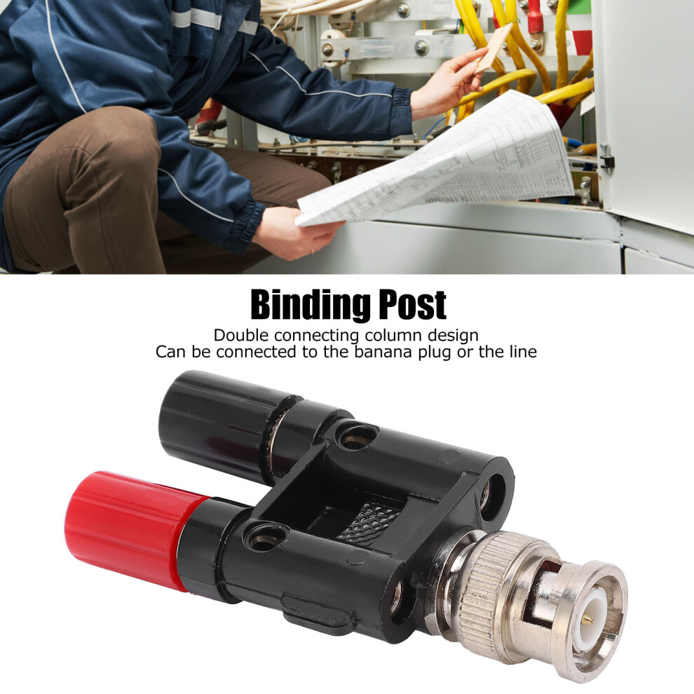 BNC Male to 4mm Binding Post U26 Adapter