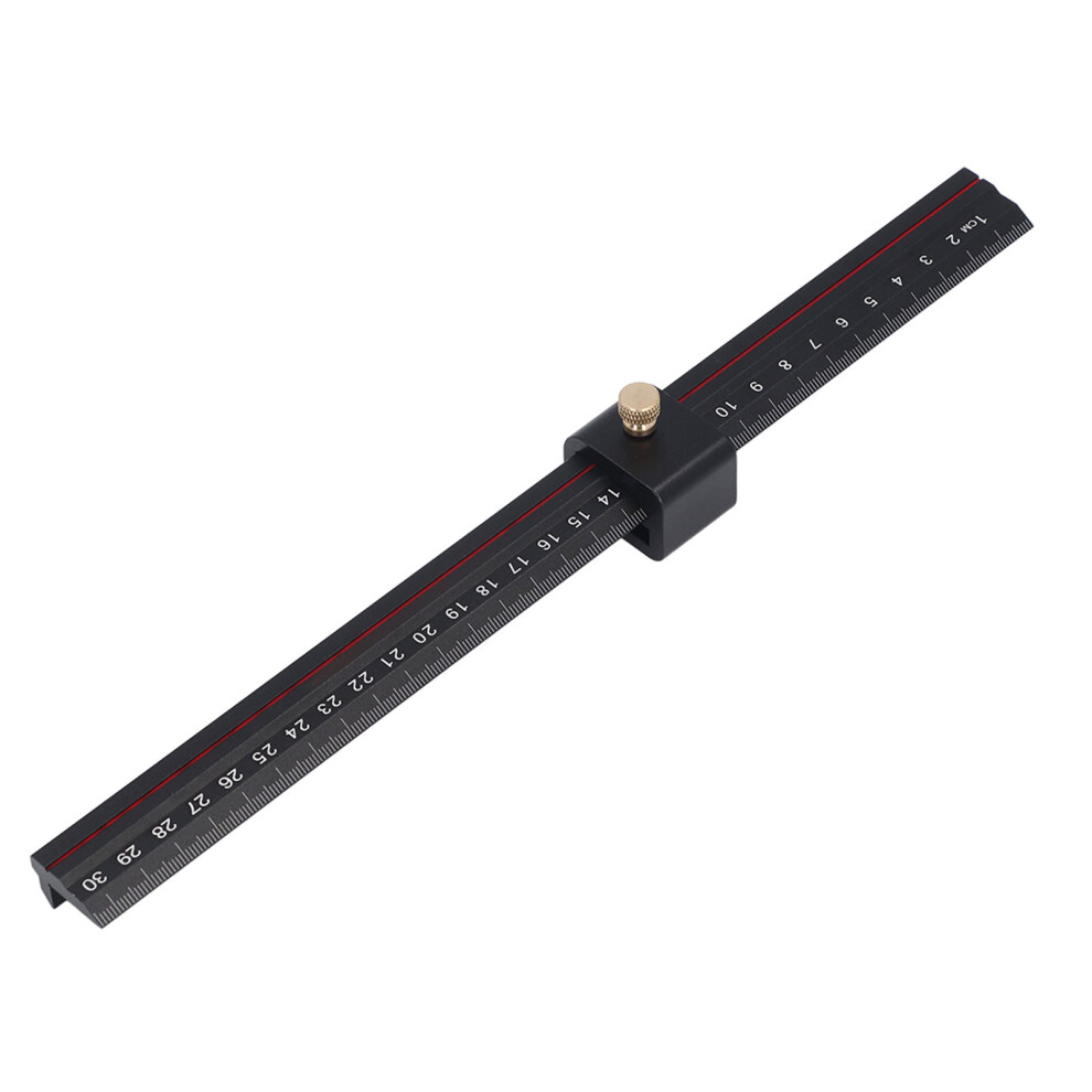 Adjustable Aluminum Alloy L-Shaped Ruler For Woodworking, Accurate Scales 4651391036251