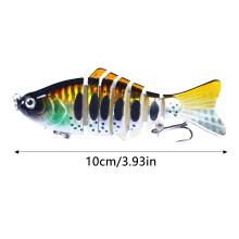 (2# Color) Bass Fishing Lures - Realistic Swim for Trout, Perch, Pike