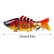 (1 Color) Bass Fishing Lures - Realistic Swim for Trout, Perch, Pike