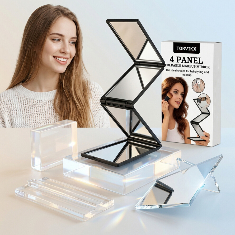 Roc-Electron 360 Adjustable Portable Folding Makeup Mirror