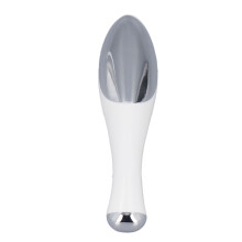 White Electric Eye Massager Wand for Dark Circles, Puffiness, Fine Lines