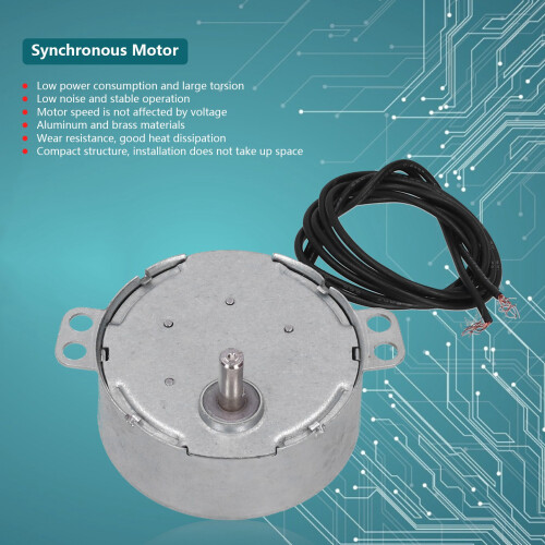 2x CCW Synchronous Micro Motor 240V 3RPM