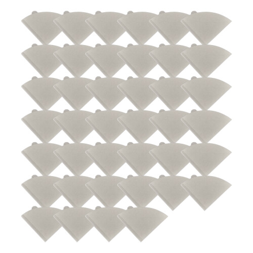 (V01 Small White) 40 Sheets V-Shape Coffee Filter Paper, 1-4 Cups