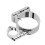 Motorcycle Side Meter Bracket Side Mount Instrument Bracket for -Davidson XL883/1200C/N/L/R X48 Electroplated 1