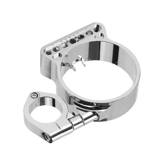 Motorcycle Side Meter Bracket Side Mount Instrument Bracket for -Davidson XL883/1200C/N/L/R X48 Electroplated