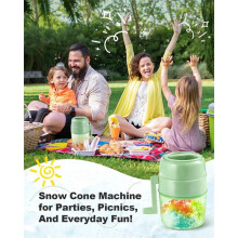 Snow Cone Machine Shaved Ice Machine Manual Ice Shaver Machine Double Stainless Steel Blade Ice Crusher