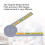 ABS Miter Saw Protractor Gauge 360 Degree Angle Finder Tool 3