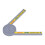 ABS Miter Saw Protractor Gauge 360 Degree Angle Finder Tool 13