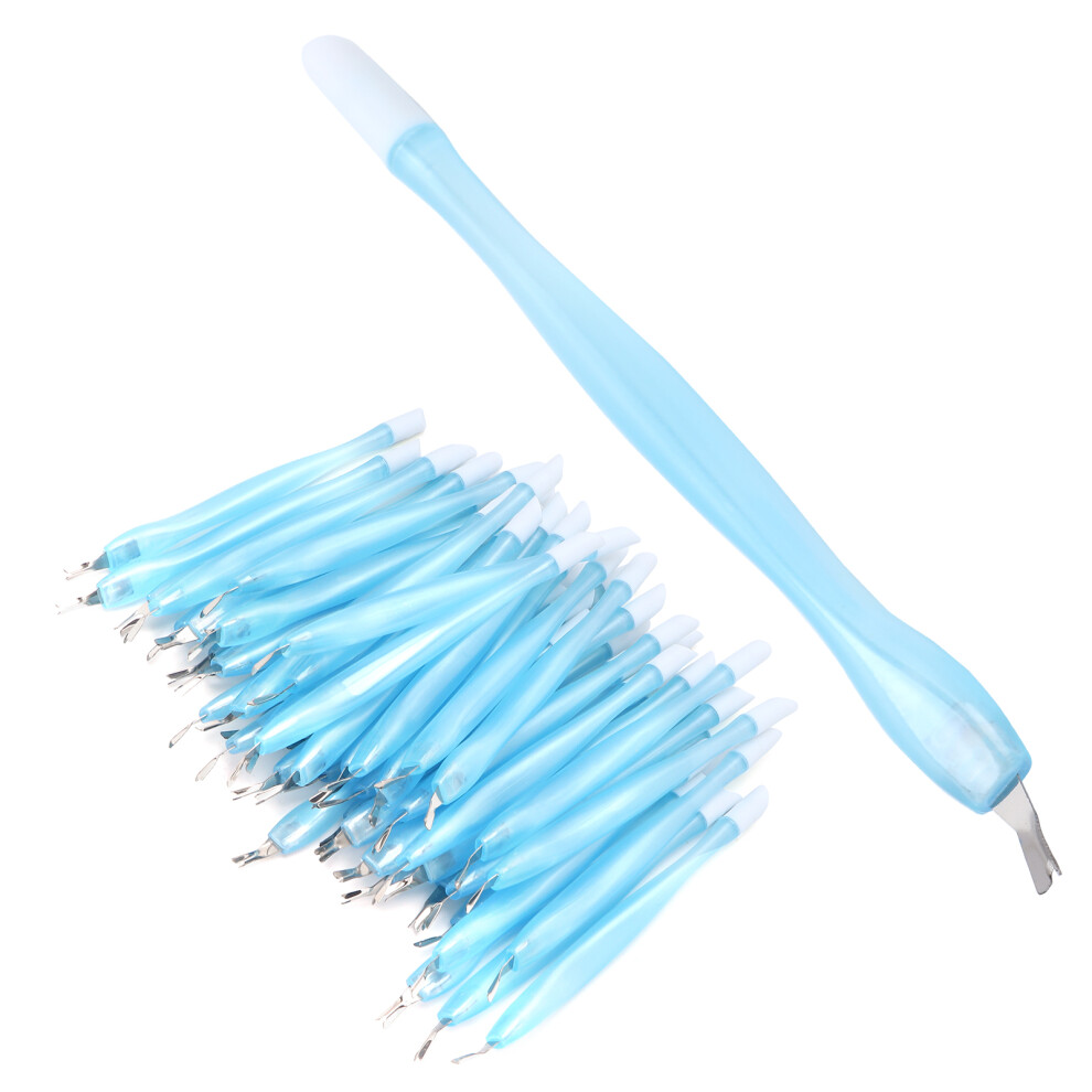 Manicure Nail Cuticle Tools 50pcs Double Head Dead Skin Remover & Pusher Set