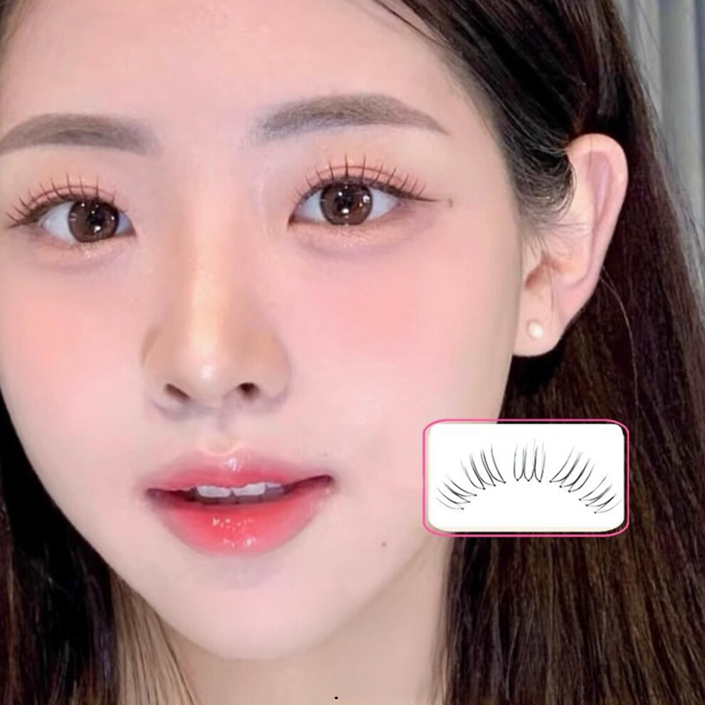 Phui-Pet-Supplies (Glue Type) 3D U-Shape Cluster Lashes For Parties & Travel