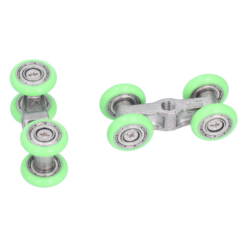 2pcs Stainless Steel 20mm Roller Wheel for Shower Doors, M6 Thread 2