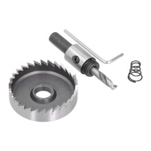 Hochgeschwindigkeitsstahl 53 mm Bohrkrone für Metall- und Aluminiumplatten
