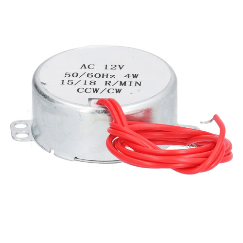 2 X Synchron Motor 12V AC 4W 15RPM 1