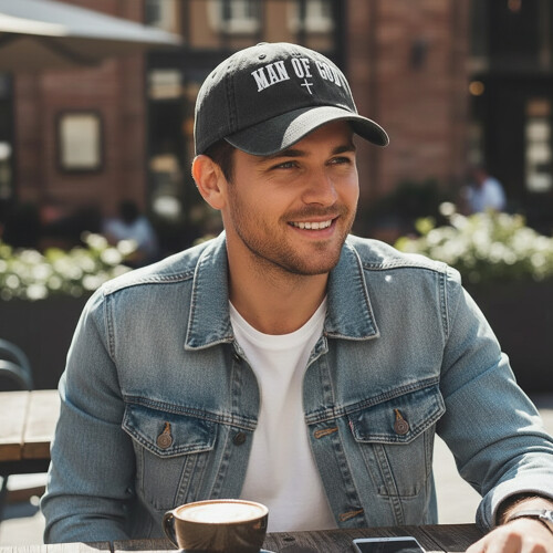 Vintage Washed Embroidered Baseball Cap - Unisex Gift