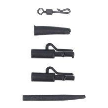 Carp Fishing Terminal Tackle Kit 60pcs Silicone Leader Clips Swivels