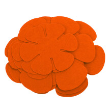 Felt Pot Pan Stacking Pads 12 Pcs - Kitchen Divider Separators Non-Slip Orange