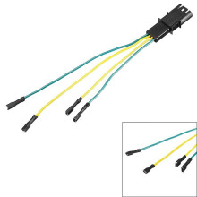 2-Pack Zijspiegelverwarmingsfunctie Connectorkabeldraad voor  3 4 5 6 7-Serie F01 F02 F10 F11 F12 F13 F18 E90 E60