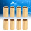 Bronze Bushing 8 Pcs Copper Sleeve for Electrical Equipment Heavy Load Capacity 2