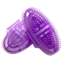 (C-style purple (newly launched)) Handheld Massage Brush for Blood Circulation