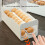 Automatic Egg Rolling Dispenser Clear Egg Container 2 Tiers Kitchen Organizers and Storage Space-Saving Refrigerator Egg 10