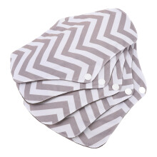 5pcs Washable Sanitary Pads B26 18x25cm Reusable Waterproof Pantyliners