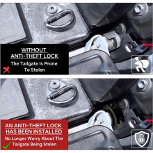 Tailgate Anti-Theft Lock for Tacoma 2016-2023 Truck Bed Key Lock Security Device Accessories