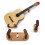 Humidity Measuring Guitar Hanger, Guitar Hook, Wall Mount, Non-Slip Display Stand, Split Bracket, Accessories 2